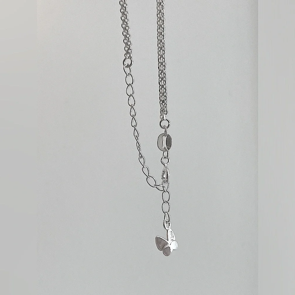 Solid 925 Bismark Chain Necklace - Picture 4 of 5